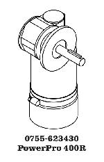 0755-623430 Aero (OEM) Easy Cover Motor Power Pro 400R V5 - 4 Bolt Flange